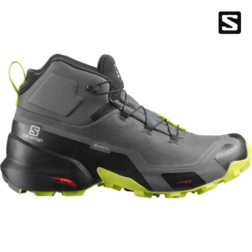 Grey Salomon Cross Hike Mid GTX Men's Hiking Boots | IE GC9521